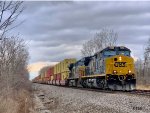 CSX 7256 on X168